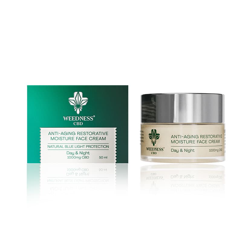 24h Anti-Aging-Gesichtscreme | 1000mg CBD 50ml
