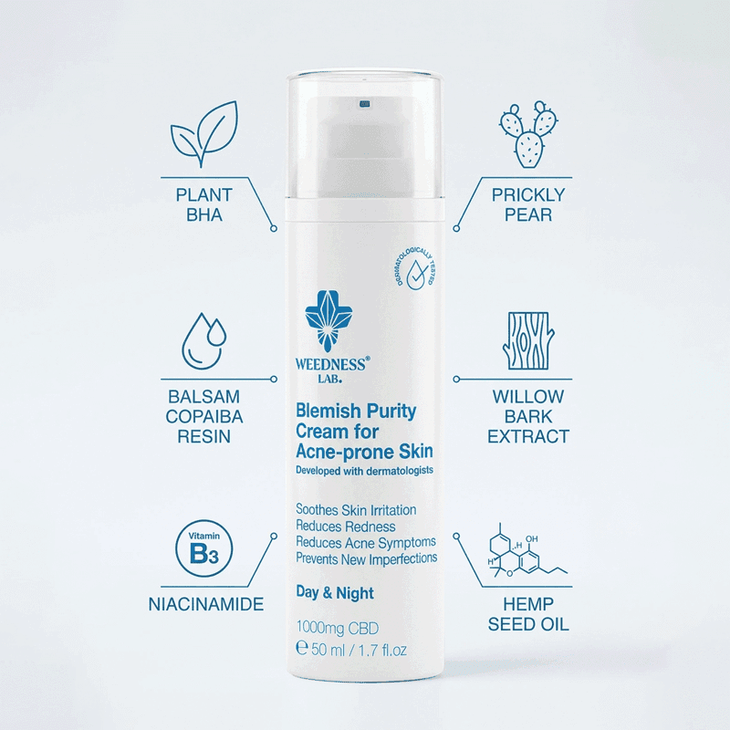 Blemish Purity CBD-Creme für unreine Haut