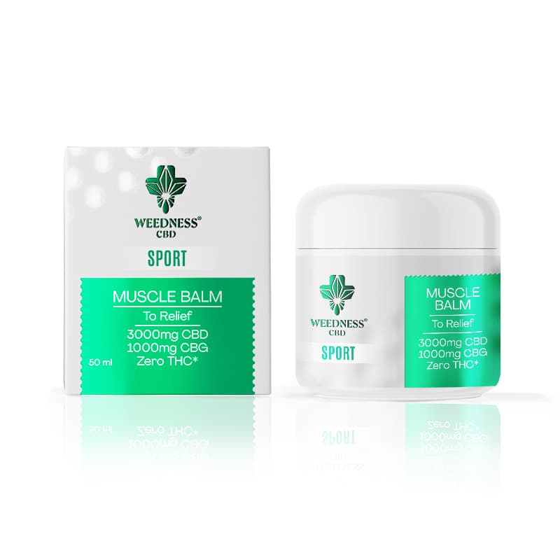 Sport-Muskel-Pflege-Balsam 3000mg CBD und 1000mg CBG