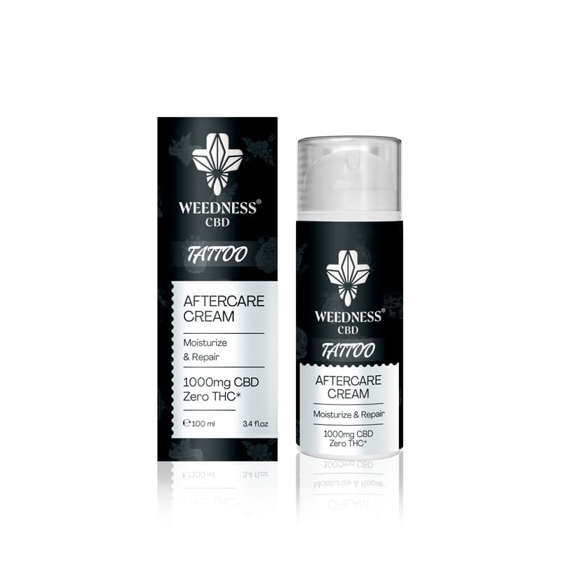 Reparaturcreme für frische Tattoos mit 1000mg CBD 100ml