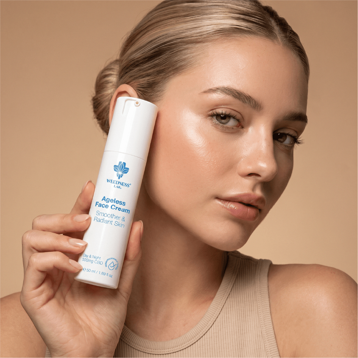 24h Anti-Aging-Gesichtscreme | 500mg CBD 50ml