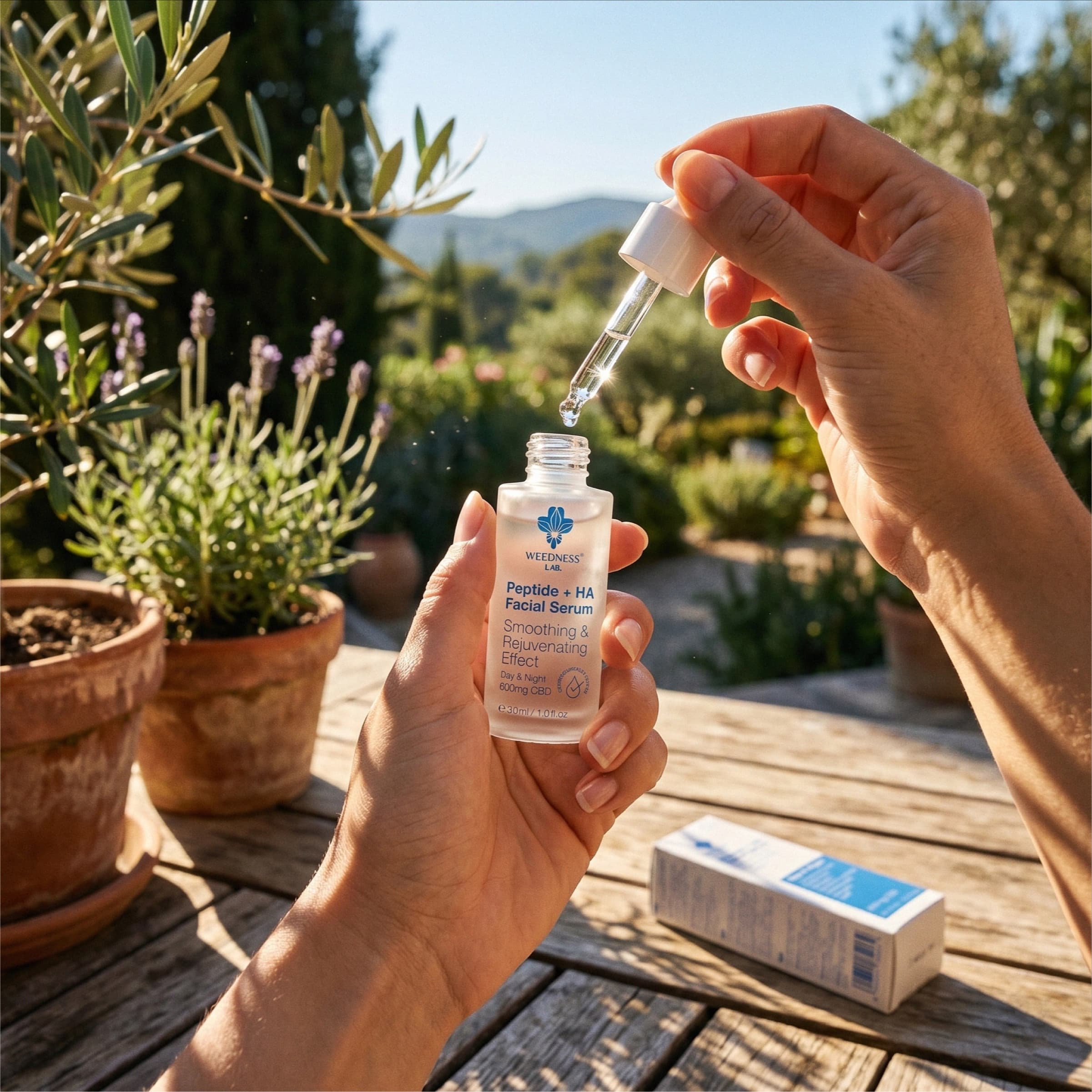 Peptid + Hyaluronsäure CBD-Gesichtsserum