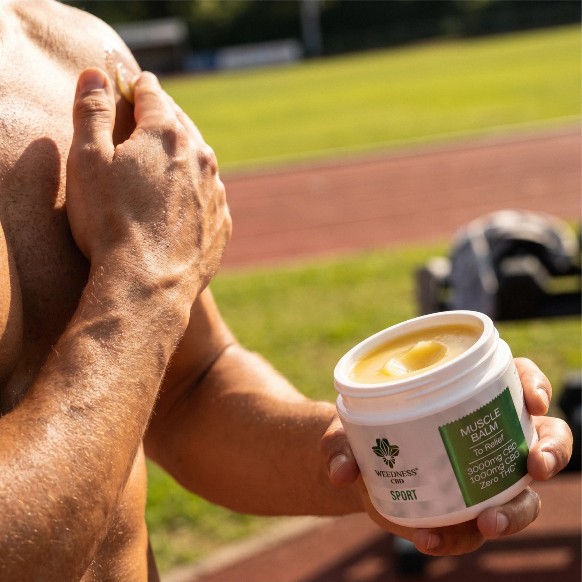 Sport-Muskel-Pflege-Balsam 3000mg CBD und 1000mg CBG