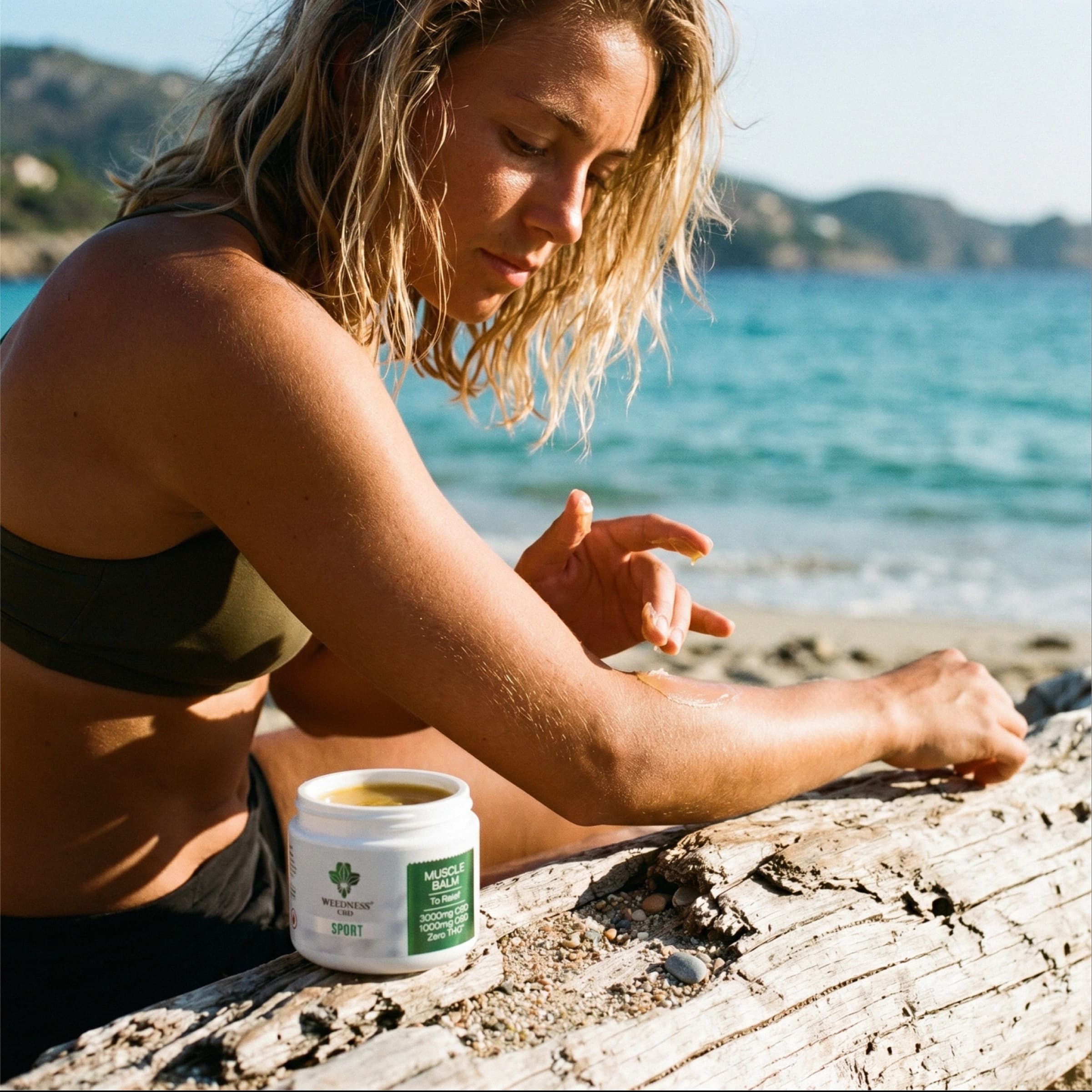 Sport-Muskel-Pflege-Balsam 3000mg CBD und 1000mg CBG