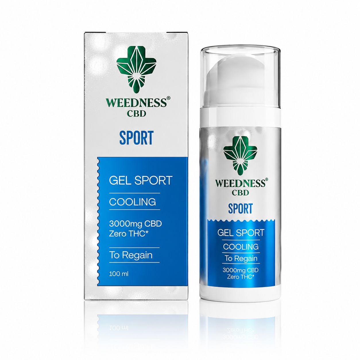Sport-Muskel- & Gelenk-Gel (Kühleffekt) 3000mg CBD